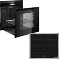 Produktbild: Bosch HND619LS67 - Einbauherd & Induktionskochfeld mit 5 Jahre Garantie, HEB517BB4 & NXX645CB5E, Mit Rahmen aufliegend, 60 cm