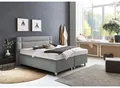 Produktbild: Boxspringbett, grau (feinstrukturstoff grau), Ohne Topper, Liegefläche B/L: 90cm x 200cm, H2 + H2, Bonnell-Federkernmatratze, Bezug Unterbox und Kopfteil: Feinstrukturstoff (77% Polyester, 23% Viskose);Bezug Obermatratze 100% Polyester, waschbar bis 60C, WESTFALIA SCHLAFKOMFORT, Komplettbetten, Boxspringbett, in diversen Ausführungen