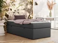 Produktbild: MKS MÖBEL Boxspringbett ZERO 90 (Bett mit Matratze, Einzelbett 90x200 cm ohne Kopfteil, optionaler Topper T25 oder Visco), mit Bettkasten, 7-Zonen-Taschenfederkern H3/H4
