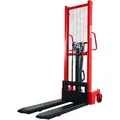 Produktbild: Hydraulik-stapler 1000 Kg: Leistungsstarker Einfach-mast-stapler, Traglast Von 1000 Kg, Hubbereich 85 Mm - 1600 Mm, Bequemes Anheben Per Fußpedal - Stier