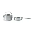Produktbild: Camping-Kochset Kettle 10 L - Topf und Pfanne aus Edelstahl - 1 Liter Volumen...