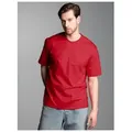 Produktbild: Trigema T-Shirt TRIGEMA T-Shirt DELUXE Baumwolle (1-tlg) rot XXL (58/60)
