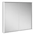 Produktbild: Keuco Spiegelschrank Royal Match 800x700x160mm, si-elox, WE, 2 Drehtüren