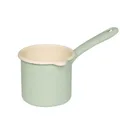 Produktbild: Schnabeltopf Emaille 0,75L Riess Milchtopf nilgrün Induktion 10cm Stieltopf