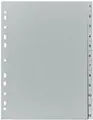 Produktbild: herlitz Kunststoff-Register, Zahlen, A4, 31-teilig, grau Zahlen: 1 - 31, PP-Folie, Eurolochung, volldeckend (10843712)