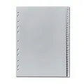 Produktbild: Herlitz Kunststoff Register Zahlen 1-31 DIN A4 31-teilig grau