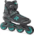 Produktbild: Roces Icon Inline Skates Softboot Damen 80 mm 82A schwarz/aqua Größe 37