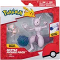 Produktbild: Jazwares Pokémon Battle Figure Set - Mewtwo and Mew (PKW2941)