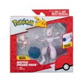 Produktbild: Pokémon Kampf-Figuren 2er-Pack Mew Mewtu 12 cm
