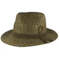 Produktbild: Breiter Trachtenhut Stroh Tiefenbacher mit 4-fach Kordel grün S