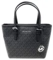 Produktbild: Kleine Reisetasche aus PVC schwarz für Damen