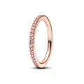 Produktbild: Pandora Ring Funkelnder Rosafarbener Pavé-Band Rosévergoldet 182999C01 Gr. 52
