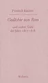 Produktbild: Friedrich Rückert | Gedichte von Rom | Buch | Deutsch (2000) | 752 S.