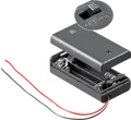 Produktbild: HALTER 2XAA - Batteriehalter für 2 Mignon (AA), geschlossen