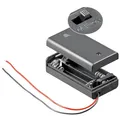 Produktbild: Batteriehalter für 2x Mignon Kabel + Gehäuse + Schalter