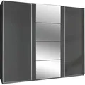 Produktbild: Schwebetürenschrank Bern Kleiderschrank Ausführung wählbar,Graphit,270x64x210cm - Grau