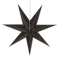 Produktbild: DecoTrend GmbH LED Stern Sterntaler Weihnachtsstern Samt schwarz, 1 x E27/25W