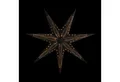 Produktbild: STERNTALER Dekostern 20780, Dekostern Weihnachtsstern Papier Samt Faltstern Schwarz 75cm