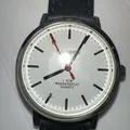 Produktbild: Bahnhof Unisex Uhr 3 Bar Wasserdicht Armbanduhr Schwarz Weiß Quarz Uhrwerk Sekun
