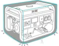 Produktbild: Könner & Söhnen KS Cover 10 - Wasserdichte, staubdichte und robuste schützende Polyester Abdeckung zum Schutz des Generators