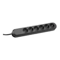 Produktbild: Bachmann Tischsteckdose 6f. 5,00m sw 381.149K