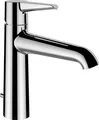 Produktbild: LAUFEN PURE Einhand-Waschtischmischer, Eco+, Festauslauf, Ausladung 140 mm, mit Ablaufventil, verchromt, HF901703100000