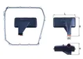 Produktbild: MAHLE HX 185D Hydraulikfilter, Automatikgetriebe für AUDI,PORSCHE