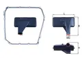 Produktbild: MAHLE Hydraulikfilter, Automatikgetriebe  u.a. für AUDI, PORSCHE