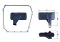 Produktbild: KNECHT Hydraulikfilter Automatikgetriebe HX 185D Filtereinsatz für AUDI A4 B8 A6