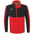 Produktbild: Erima Trainingsjacke Six Wings Jacke Mit Abnehmbaren Ärmeln rot|schwarz XL