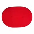 Produktbild: Continenta Tischset Oval Platzdecke Platzmatte Untersetzer 45 x 31 cm Kirsch