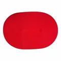 Produktbild: Continenta Tischset Oval Platzdecke Platzmatte Untersetzer 45 x 31 cm Kirsch