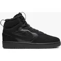 Produktbild: Nike Court Borough Mid 2 Boot Bg Hoher Sneaker Schwarz, Kinder, Größe: 40, Material: Leder/Textil - Nike Court Borough Mid 2 Boot Bg Hoher Sneaker Schwarz, Kinder, Größe: 40, Material: Leder/Textil - man - Schwarz