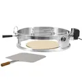 Produktbild: BBQ-Toro Edelstahl Pizzaring Set mit Grillspieß  für Ø 57 cm Kugelgrill