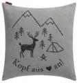 Produktbild: DAVID FUSSENEGGER Kissenhülle Silvretta 'Kopf aus' 50 x 50 cm