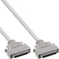 Produktbild: InLine® SCSI II Kabel, 50pol Mini Sub-D Stecker / Stecker, 1m Kabel Serielle und parallele