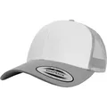 Produktbild: Flexfit Retro Trucker Colored Front Cap, silver/white/silver