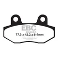 Produktbild: EBC Bremsbelag BRAKE PAD SINTERED HH Sintermetall Street