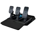 Produktbild: Logitech G PRO Racing Pedals – Pedale für Rennsimulationen; 100 kg Loadcell-Bremse, vollständig personalisierbar, austauschbare Federn und Elastomere, modulares Design, Schwarz