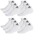 Produktbild: adidas Ankle/Quarter Socken Unisex Kurzsocke Knöchelsocke 12 Paar, Farbe:White, Socken & Strümpfe:43-45