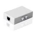 Produktbild: euroharry 2 Ports Netzwerk Switch Selector Hub Mini RJ45 Port Netzwerkgerät Netzwerk-Switch