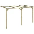 Produktbild: vidaXL Holz Terrassenüberdachung 4 m Pergola Veranda Überdachung Terrassendach