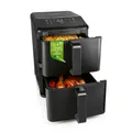 Produktbild: GOURMETmaxx Heißluftfritteuse Doppelkammer Vertical Airfryer 2x 5L Sync 2400W