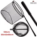 Produktbild: Mikado Kescher gummiert klappbar 2-teilig 1,30m 60x50x45cm Raubfisch