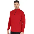 Produktbild: JAKO Langarmshirt Ziptop Challenge - Fleece-Innenseite, Zip-Reissverschluss - rot Herren, Größe: 3XL