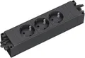 Produktbild: BACHMANN Steckdosenleiste Step Base 3-Fach GST18 Schwarz 906.18818 (modulares Stecksystem mit vielseitiger Anwendung)