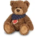 Produktbild: Teddy Hermann 91362 - Teddy braun mit Tuch, sitzend, 30 cm, Plüschtier | Deutsch