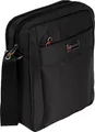 Produktbild: Bag Street Herrentasche Flugbegleiter Schultertasche Umhängetasche  T0117 Schwarz