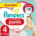 Produktbild: Pampers Premium Protection Active fit Pants Gr. 4 9-15 kg Monatsbox 160 Stück