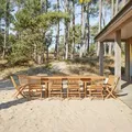 Produktbild: Rechteckige Outdoor Sitzgruppe aus Akazienholz Capri 12